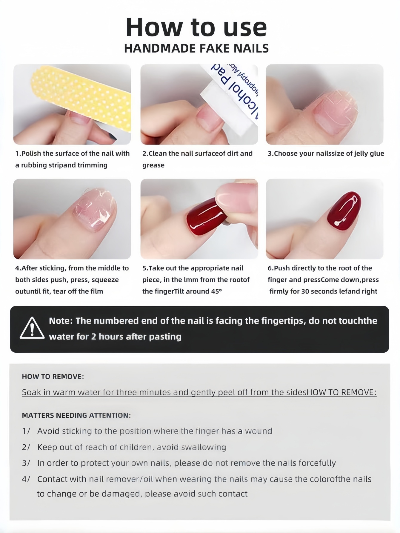 10 pièces d'ongles courts carr - Dip Powder Nail avis et prix