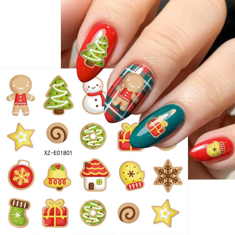 30 pièces/ensemble d'autocolla - Nail Art Xmas Stickers avis et prix