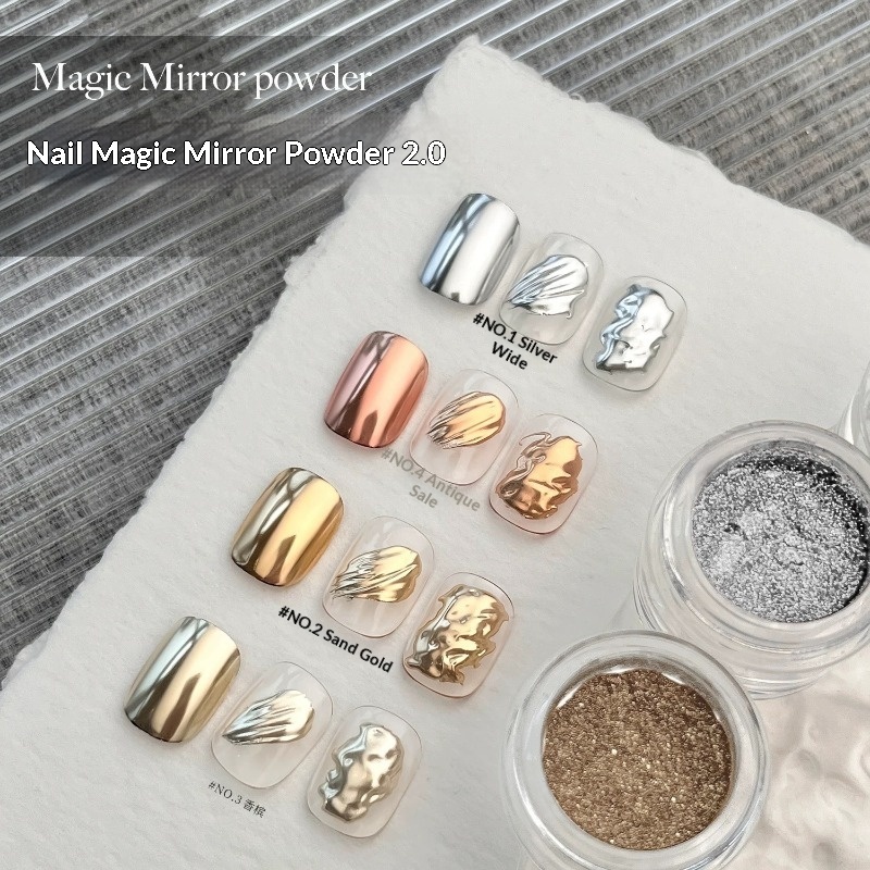 Poudre à ongles effet miroir 7 - Dip Powder Nail avis et prix