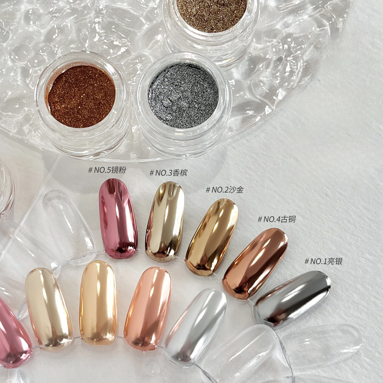Poudre à ongles effet miroir 7 - Dip Powder Nail avis et prix