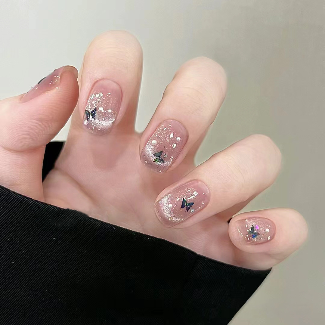 10 pièces à la main presse cou - Nail Art Full Cat Eye avis et prix
