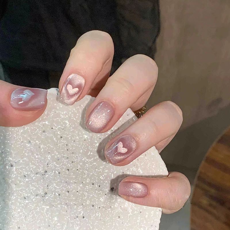 10 pièces à la main presse cou - Nail Art Full Cat Eye avis et prix