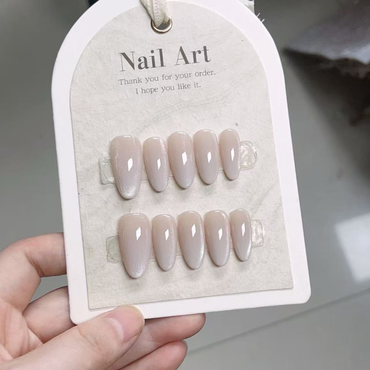 10 faux ongles à presser faits - Nail Art Full Cat Eye avis et prix