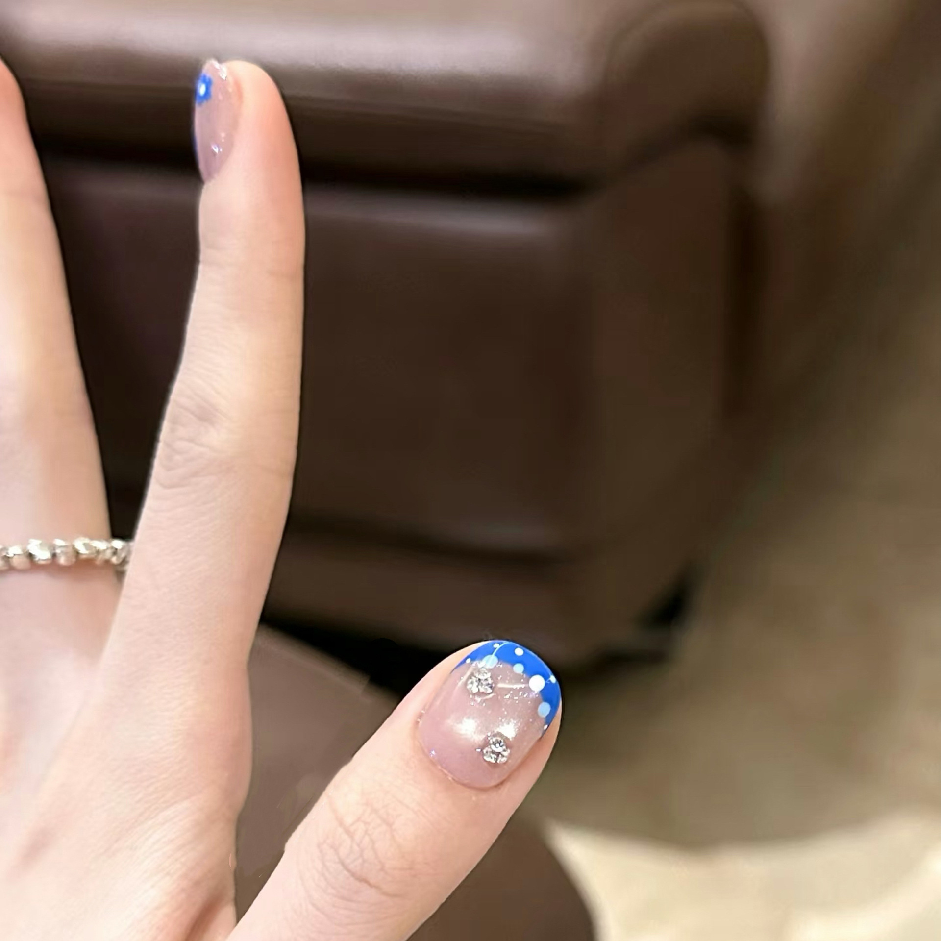 Faux ongles français courts fa - Nail Art Full Cat Eye avis et prix