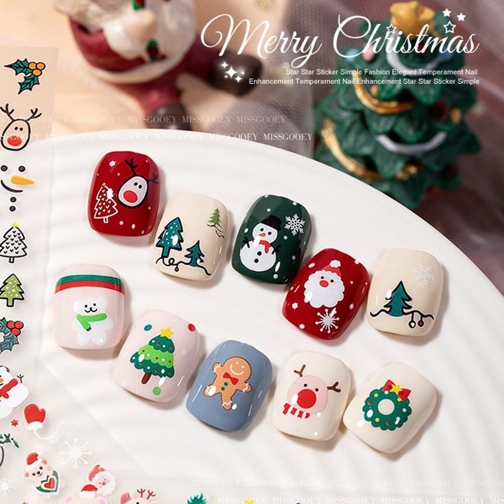 30 feuilles d'autocollants pou - Nail Art Xmas Stickers avis et prix
