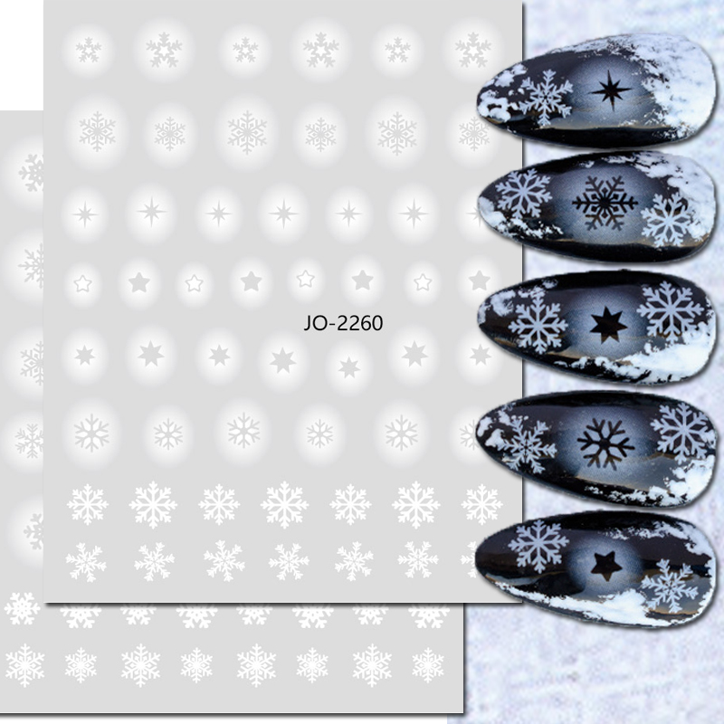 Décalcomanies 3D pour Nail Art - Nail Art Xmas Stickers avis et prix