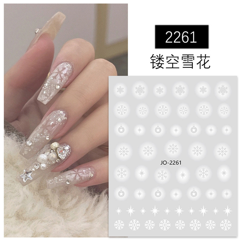 Décalcomanies 3D pour Nail Art - Nail Art Xmas Stickers avis et prix
