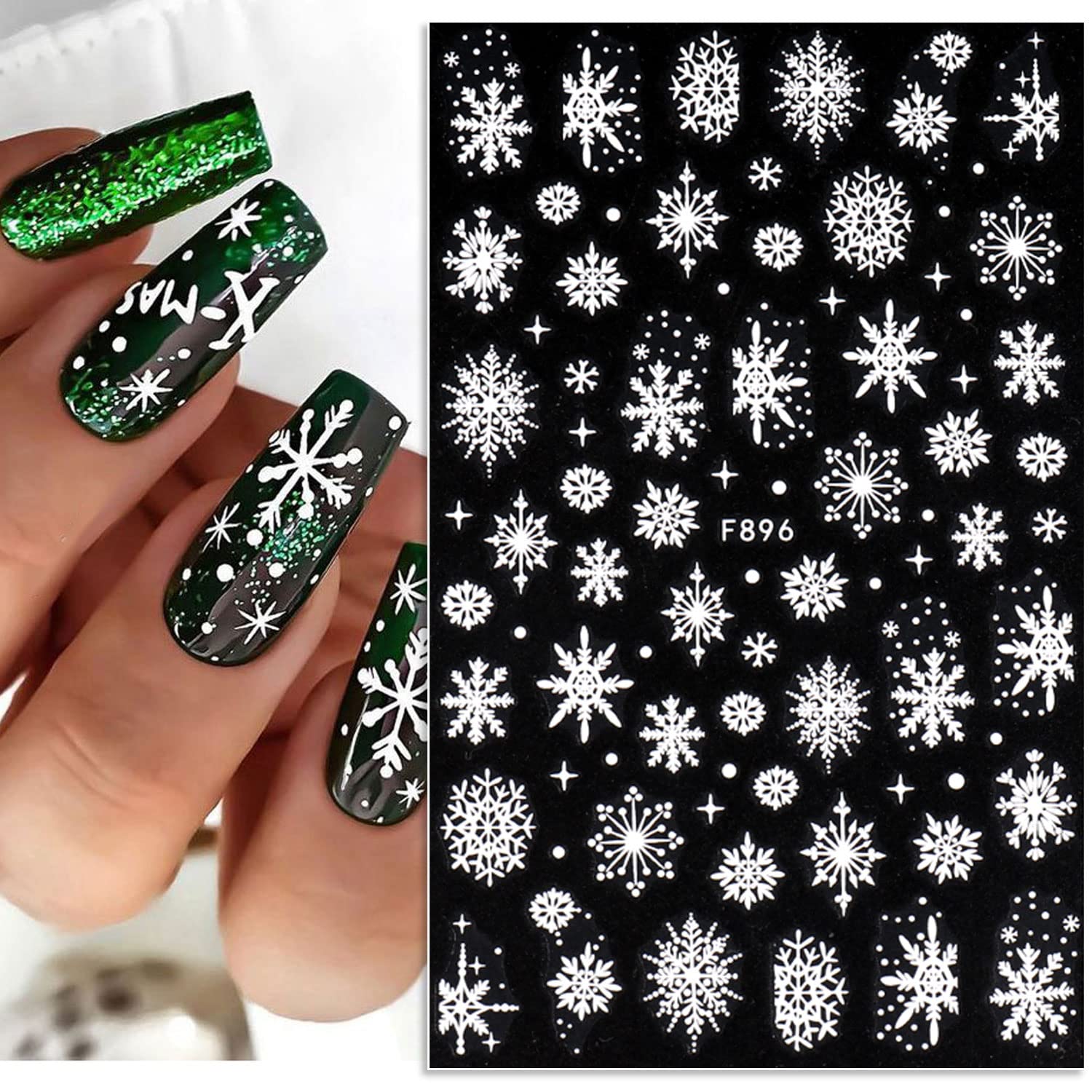 Décalcomanies 3D pour ongles,  - Nail Art Xmas Stickers avis et prix