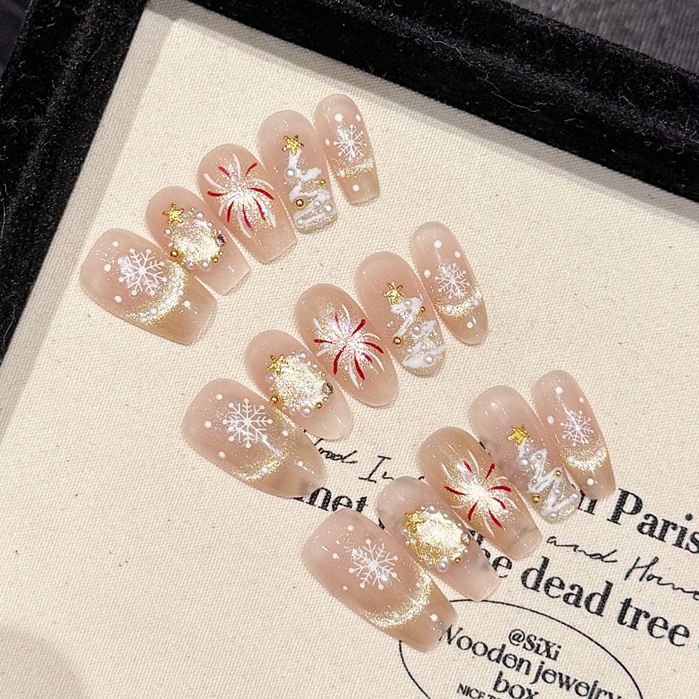 Presse nue faite à la main sur - Nail Art Full Cat Eye avis et prix